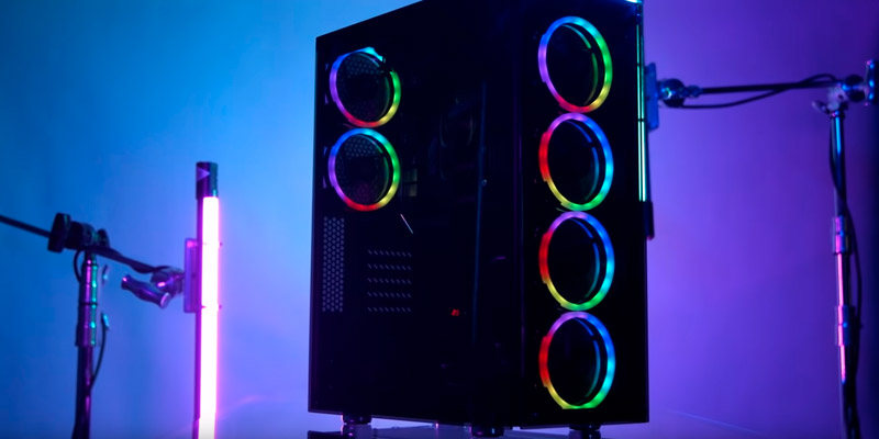 Review of darkFlash Phantom Black ATX Mid-Tower Computer Gaming Case Tempered Glass