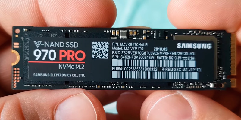 Samsung 970 PRO (MZ-V7P512BW) NVMe PCIe M.2 2280 Internal SSD in the use