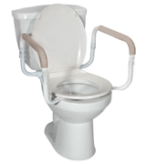 Mabis 802-1810-9601 DMI Toilet Safety Rails, Toilet Safety Frame