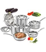 Cuisinart MCP-12N Multiclad Pro Stainless Steel 12-Piece Cookware Set