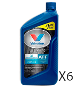 Valvoline CVT Full Synthetic Continuously Variable Transmission Fluid 1 QT, Case of 6