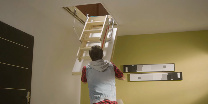 FAKRO 66809 Insulated Attic Ladder in the use