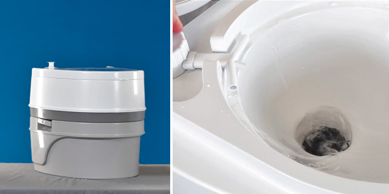 Review of Camco Premium Travel Detachable Tank Toilet