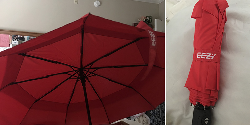 Review of EEZ-Y Compact Double Vented Windproof Travel Umbrella