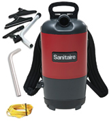 Sanitaire EURSC412B Quiet Clean Backpack Lightweight Vacuum