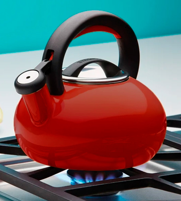 Review of Circulon 1.5 Quart Sunrise Enamel Tea kettle