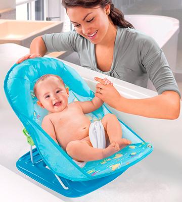 Review of Summer Infant Deluxe Bather Multiple recline positions