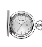 Bulova (96B270) Men's Stainless Steel Analog-Quartz Pocket Watch