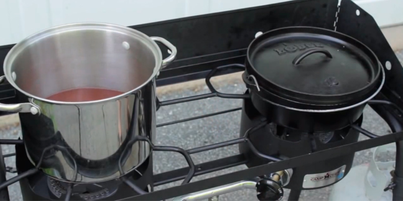 Camp Chef Explorer 2-Burner Stove in the use - Bestadvisor