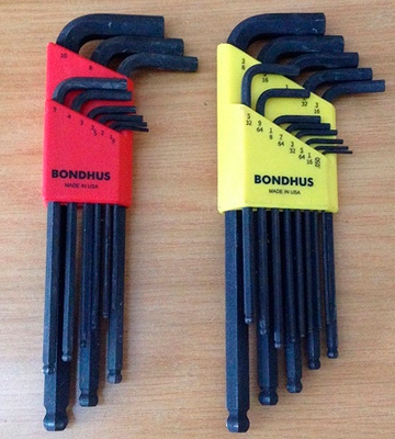 Review of Bondhus 20199 Hex L-Wrench Double Pack (22-piece, Inch/Metric)
