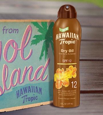 Review of Hawaiian Tropic SPF 12 Tanning Dry Oil Spray