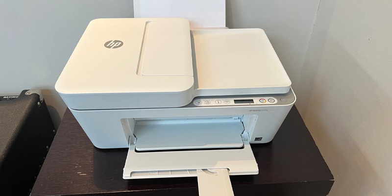 HP DJ 4155e DeskJet 4155e All-in-One Wireless Color Printer in the use