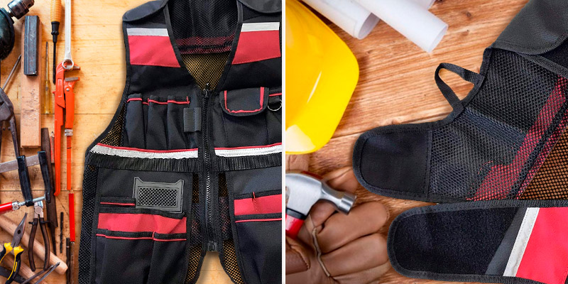 Review of Duratool Tool Vest Durable Lightweight with Multiple Pockets for Carpenters Electrician Construction for Men and Women Small to XL