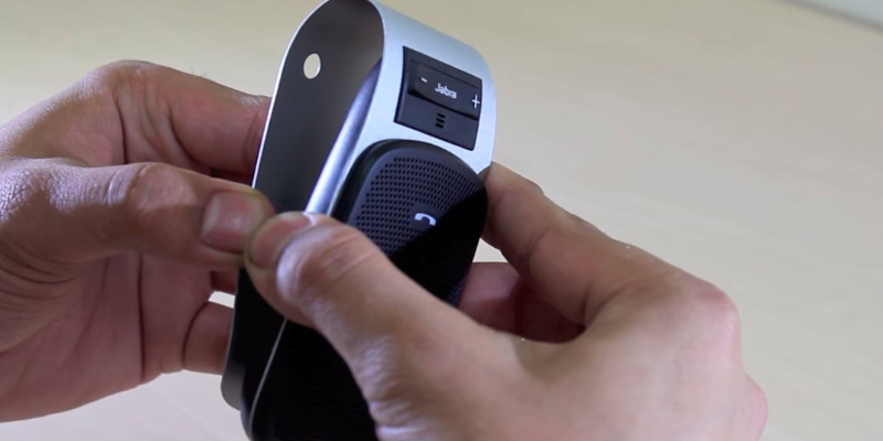 Jabra Drive Bluetooth In-Car Speakerphone in the use