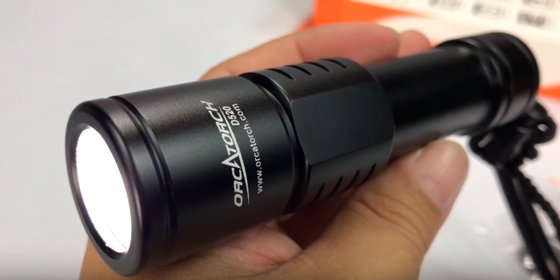 Review of ORCATORCH D520 Diving Flashlight