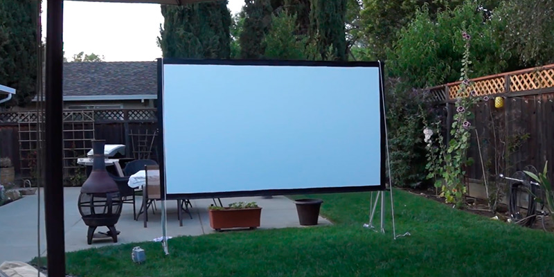 Review of Elite Screens Yard Master 2 120" | 16:9 Outdoor Projector Screen with Stand
