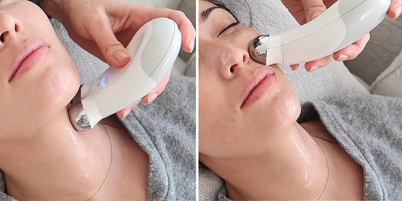 NuFACE (40300) Microcurrent Skincare Facial in the use