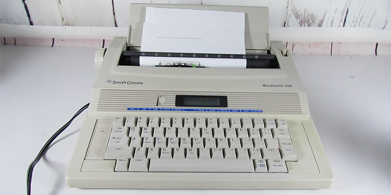 Review of Smith Corona Word Smith 250 Electronic Daisywheel Typewriter