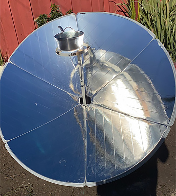Review of GDAE10 59'' Diameter Portable Solar Cooker