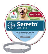 Bayer Seresto Flea and Tick Collar for Dogs