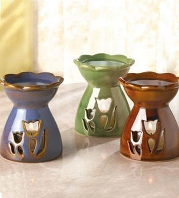 Review of Gifts & Decor Porcelain Tulip Oil Warmer Set