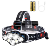 MOICO Camping Rechargeable Waterproof Head Lamp