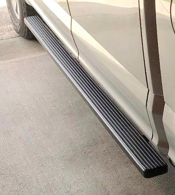 Review of APS IB-F4175B iBoard Running Boards for 2015-2018 Ford F150 SuperCrew Cab Pickup 4-Door / 2017-2018 Ford F-250/F-350 Super Duty