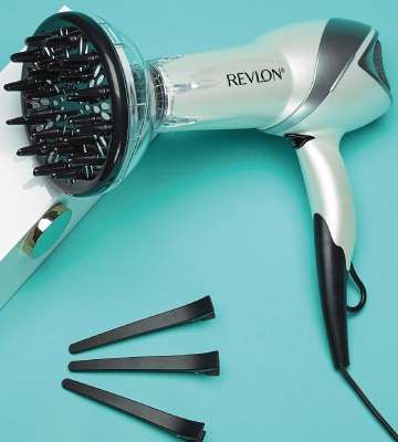 Review of Revlon Tourmaline Ionic Infrared Hair Dryer with Hair Clips