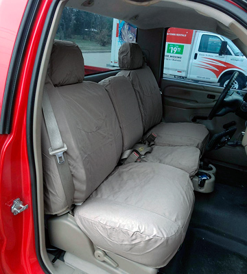 Review of Durafit Seat Covers Work Truck Waterproof Seat Covers Front 40/20/40 Split Seat