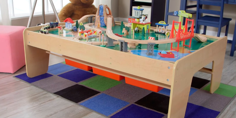 Review of KidKraft Waterfall Mountain Train Set and Table