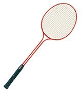 Champion Sports Double Steel Shaft/Frame Badminton Racket