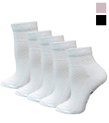 Yomandamor Diabetic Socks Women's Cotton Ankle Breathable Mesh