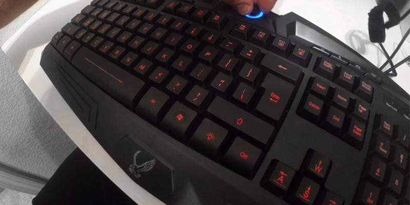 Review of Beyondtek Eagle Z-767 Ergonomic Waterproof Illuminated Backlight Backlit Multimedia Gaming Keyboard