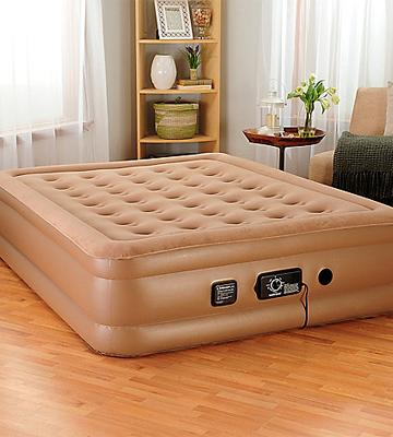Review of Insta-Bed 8400160 Raised Air Mattress with Never Flat Pump