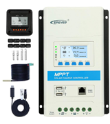 EPEVER 40A MPPT Solar Charge Controller +MT50 Remote Controller Kit