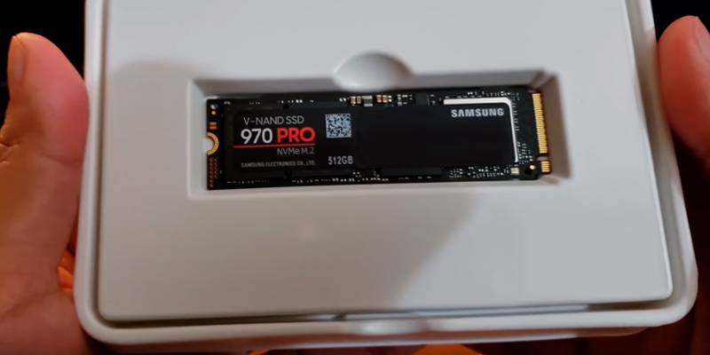 Samsung 970 PRO (MZ-V7P512BW) NVMe PCIe M.2 2280 Internal SSD in the use
