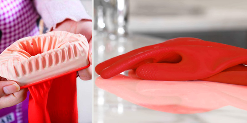 Review of YSLON Rubber 2-Pairs Kitchen Dishwashing Glove