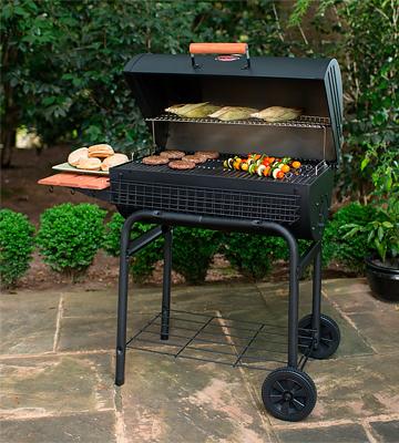 Review of Char-Griller 2828 Pro Deluxe Charcoal Grill