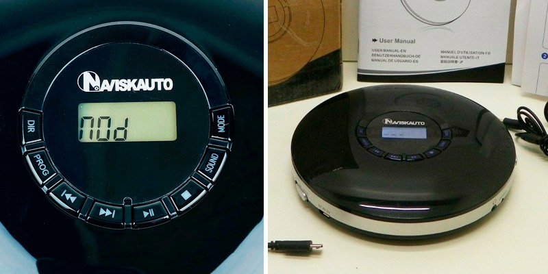 Review of NaviSkauto Portable CD Player