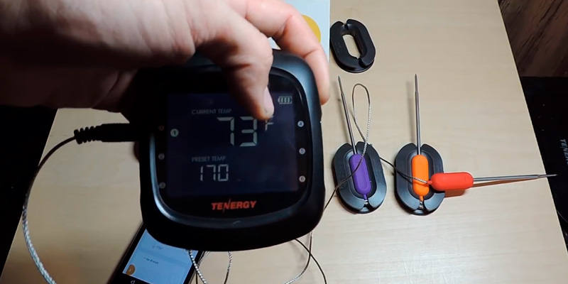 Review of Tenergy 6 Stainless Steel Probes Cooking Thermometer for Grill & Smoker