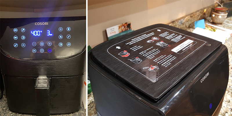 Cosori Max XL Air Fryer Oven in the use
