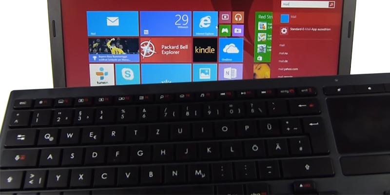 Detailed review of Logitech K830 Illuminated Living-Room Keyboard with Built-in Touchpad