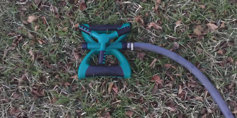 Review of Gesentur Lawn Sprinkler Automatic 360 Rotating