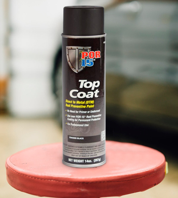 Review of POR-15 45918 Top Coat Chassis Black Spray Paint