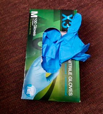 Review of AMMEX X3 Industrial Blue Nitrile Gloves