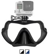 OCTOMASK Frameless Dive Mask Compatible with Gopro for Scuba Diving and Snorkeling