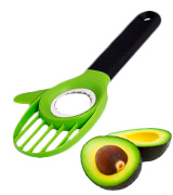 UNIQUEE 3-in-1 Avocado Tool Slicer Pitter Cutter Corer Peeler