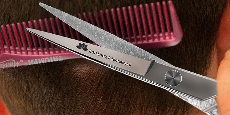 Review of Equinox International Hair Cutting Scissors Detachable Finger Rest