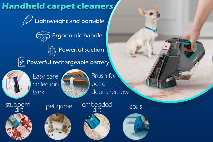 Comparison of Handheld Carpet Cleaners
