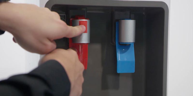 Avalon Hot/Cold Water Cooler Dispenser in the use